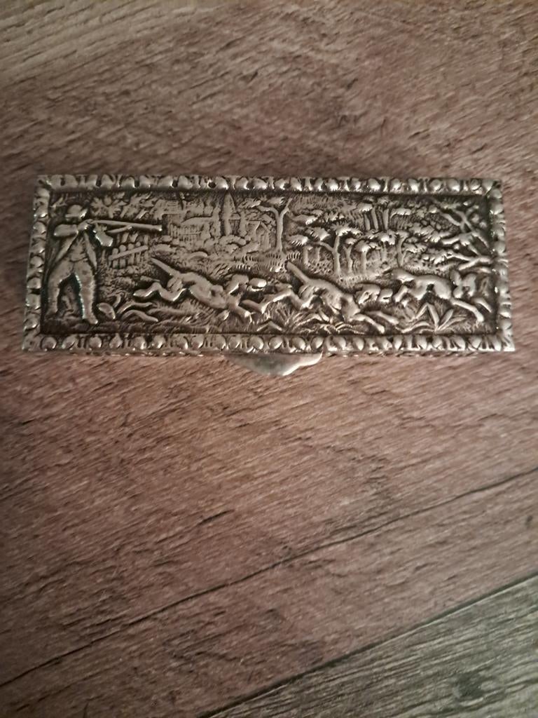 Antieke zilveren snuifdoos, Antiek en Kunst, Ophalen of Verzenden, Zilver