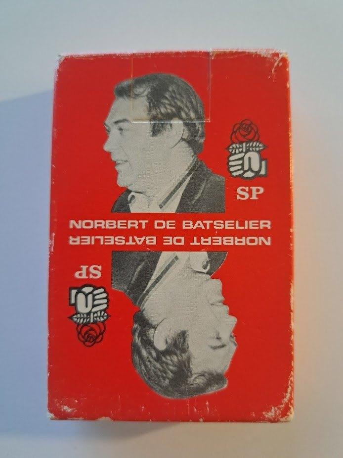 Vintage Kaartspel Politiek - Norbert De Batselier - SP, Ophalen of Verzenden, Gelezen, Politiek en Staatkunde