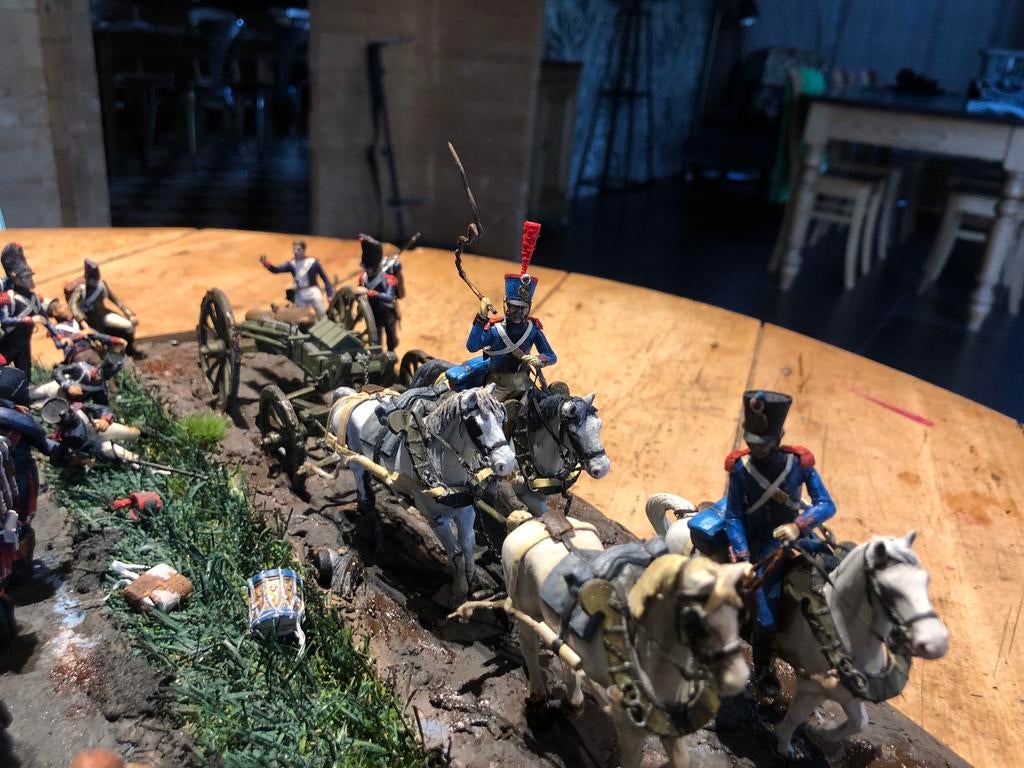 Diorama Napoléon à Genappe, Enlèvement, Diorama