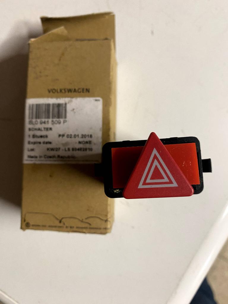 Interrupteur de signal de détresse pour Audi A3 8L, Enlèvement ou Envoi, Audi