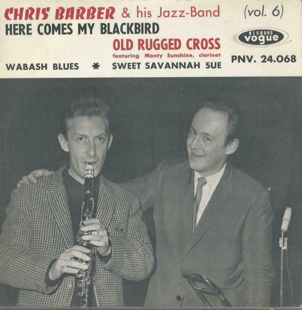 Chris Barber – Old Rugged cross / Wabash blues + 2 – EP, Ophalen of Verzenden, Gebruikt, Jazz en Blues
