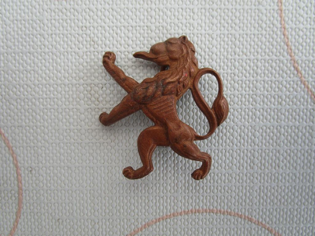 militair, oud leeuwtje, Verzamelen, Militaria | Algemeen, Ophalen, Overige soorten, Embleem of Badge