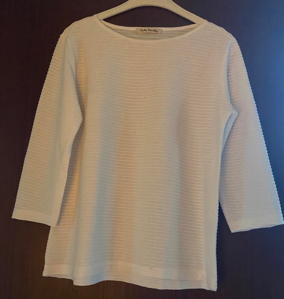 Crèmekleurige blouse - driekwartmouw, Maat 38/40 (M), Wit, Betty Barclay, Ophalen of Verzenden