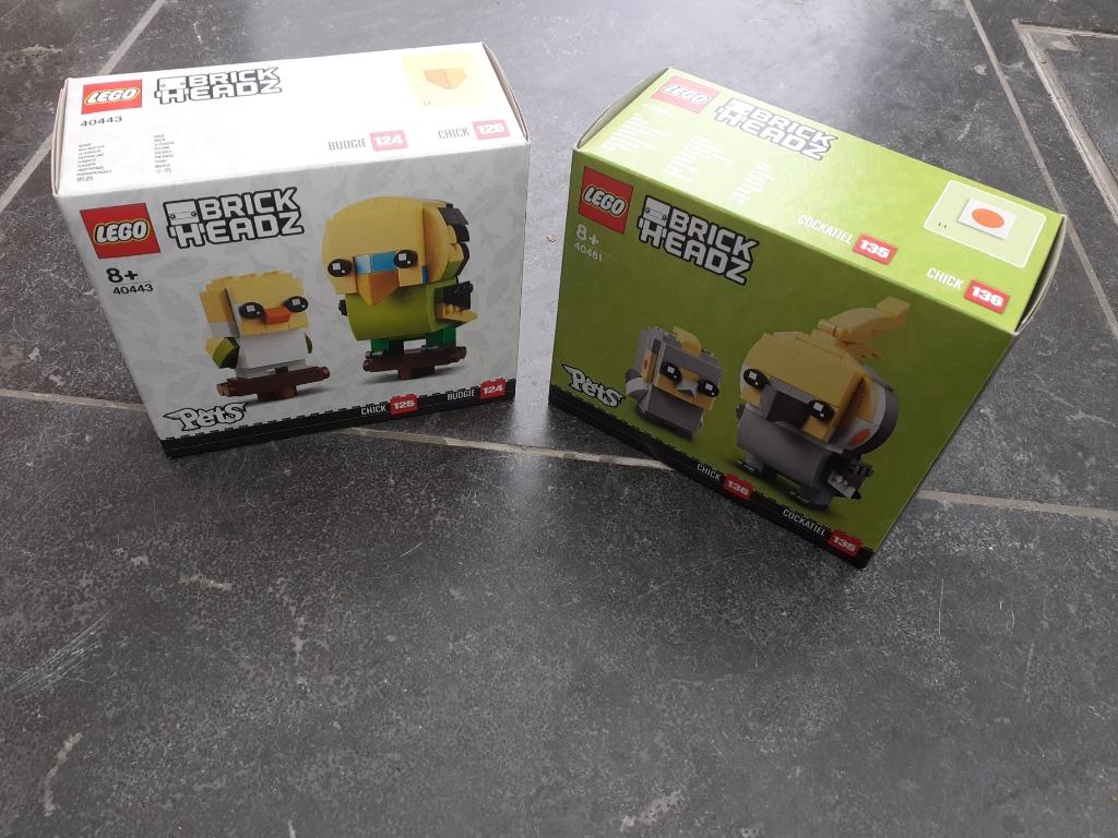 LEGO BrickHeadz Valkparkiet - 40481 en Parkiet - 40443, BrickHeadz, Lego, Nieuw, Ophalen of Verzenden