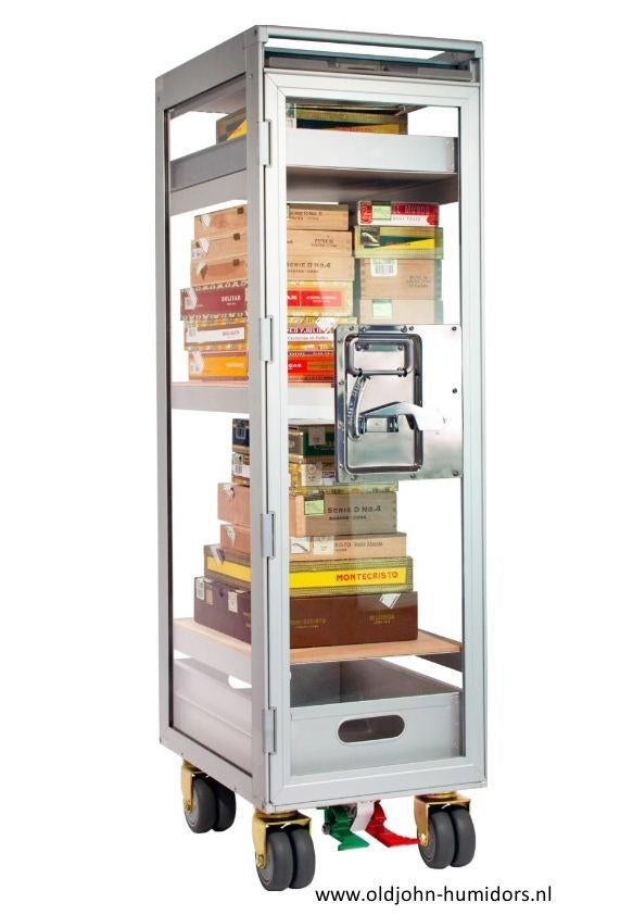 ADORINI TROLLEY KABINET HUMIDOR  ACRYLIC HIGH END       h207, Envoi, Neuf, Boite à tabac ou Emballage