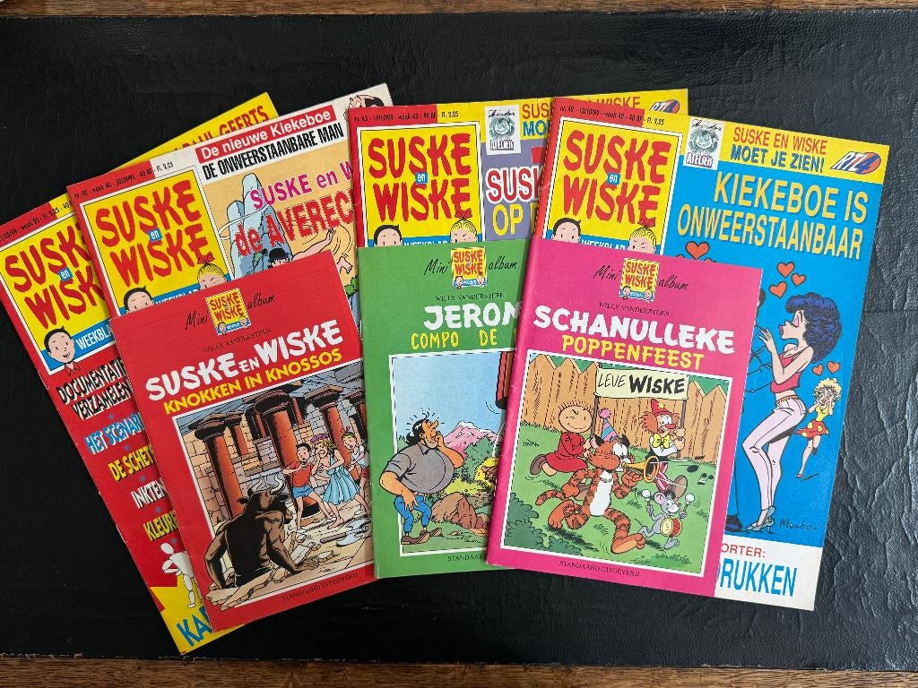 Suske en Wiske weekblad : 20,40,42,43 mét MiniStrip (1994), Boeken, Verzenden, Nieuw, Studio  Vandersteen, Meerdere stripboeken