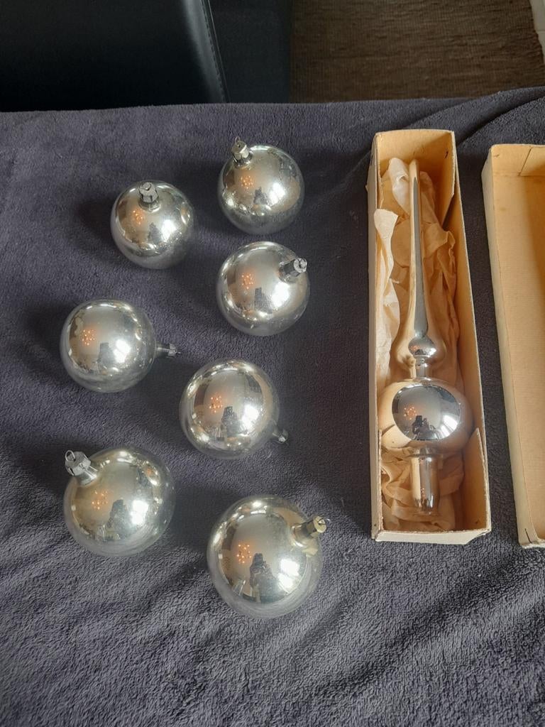 Oude kerstballen jaren 50, Ophalen of Verzenden