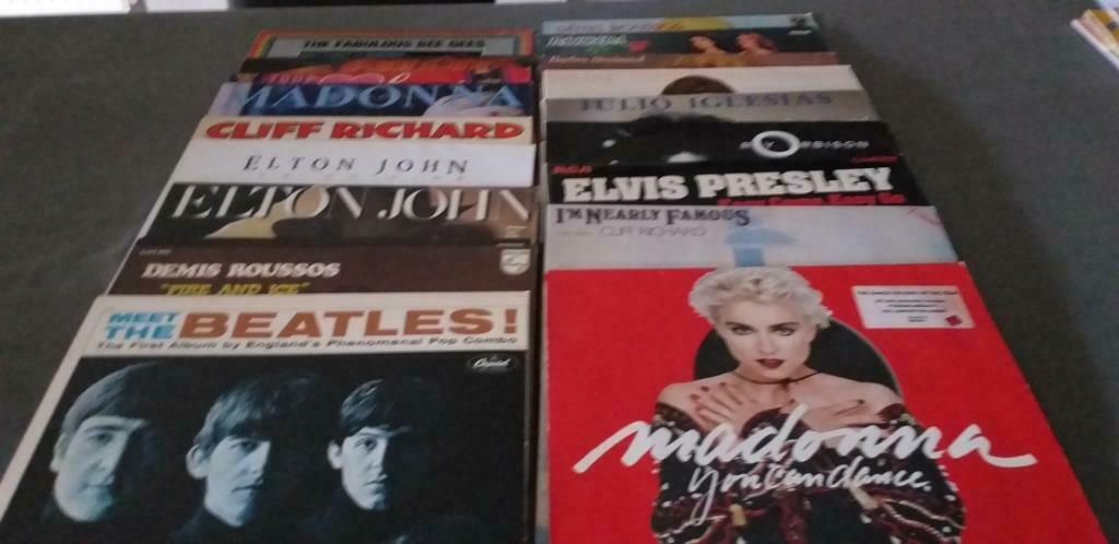 LPs (pop et rock) des années 70 et 80, Enlèvement ou Envoi, 12 pouces
