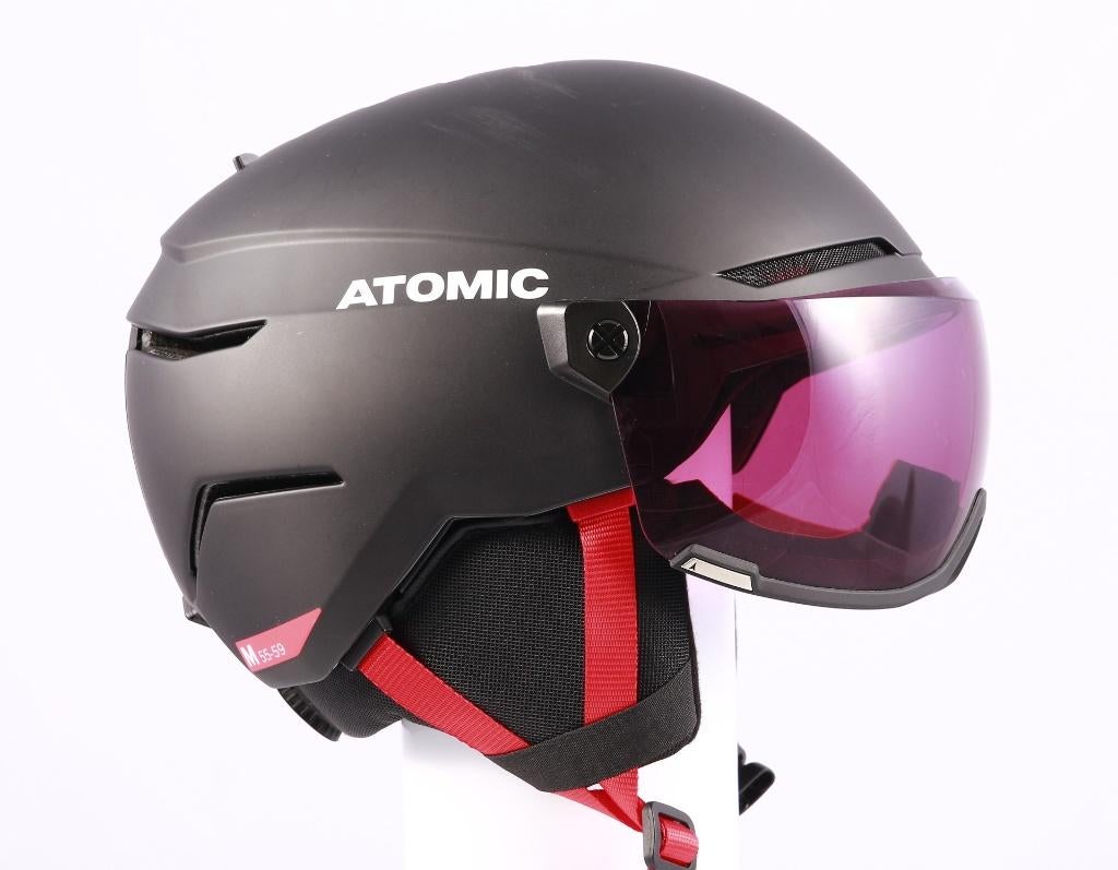 Casque de ski et snowboard 55 57 59 cm ATOMIC SAVOR VISOR, Carving, Enlèvement ou Envoi, Utilisé, Atomic
