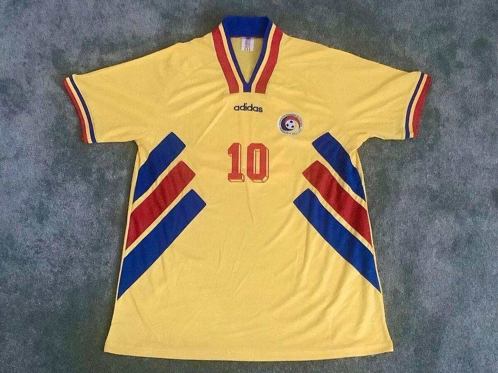 Roemenië Hagi Voetbalshirt Origineel WorldCup 1994, Enlèvement ou Envoi