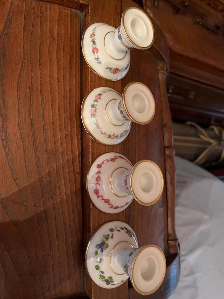 4 kandelaars kaiser viola, Antiek en Kunst, Ophalen of Verzenden
