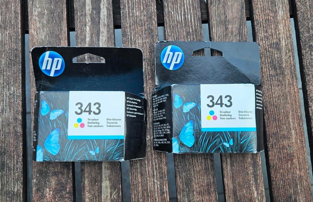 HP 343 inktcartridge, Ophalen of Verzenden, Zo goed als nieuw