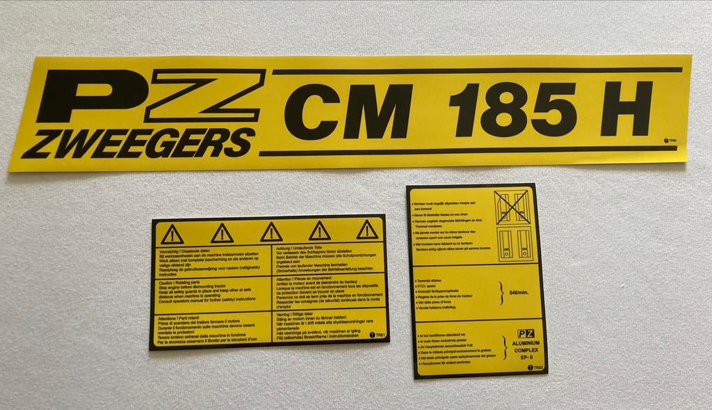 PZ cyclomaaier stickerset 185H, 186 en 212, Enlèvement ou Envoi, Neuf, Autres types