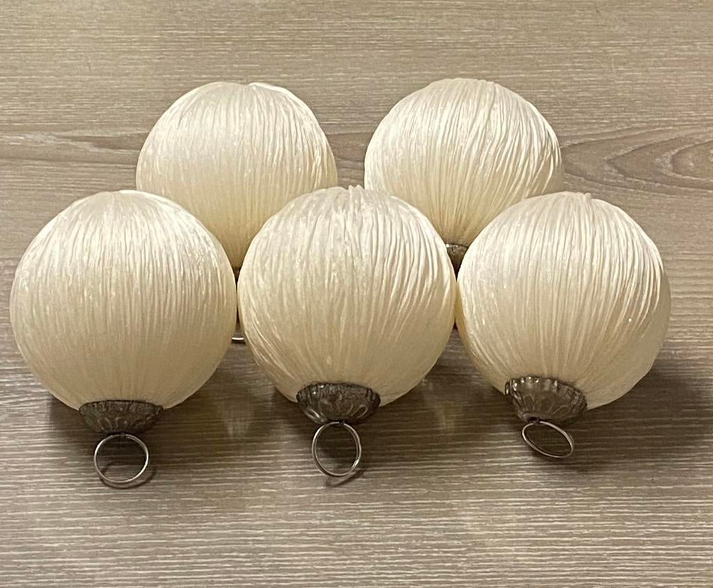 Vintage glazen kerstballen uit 1980, prijs: 5€, Ophalen of Verzenden, Zo goed als nieuw