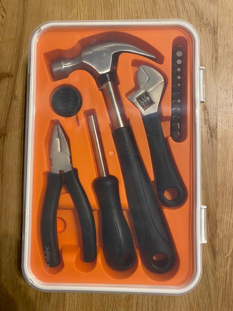 Gereedschapskist basiskit (tool set), Ophalen, Zo goed als nieuw