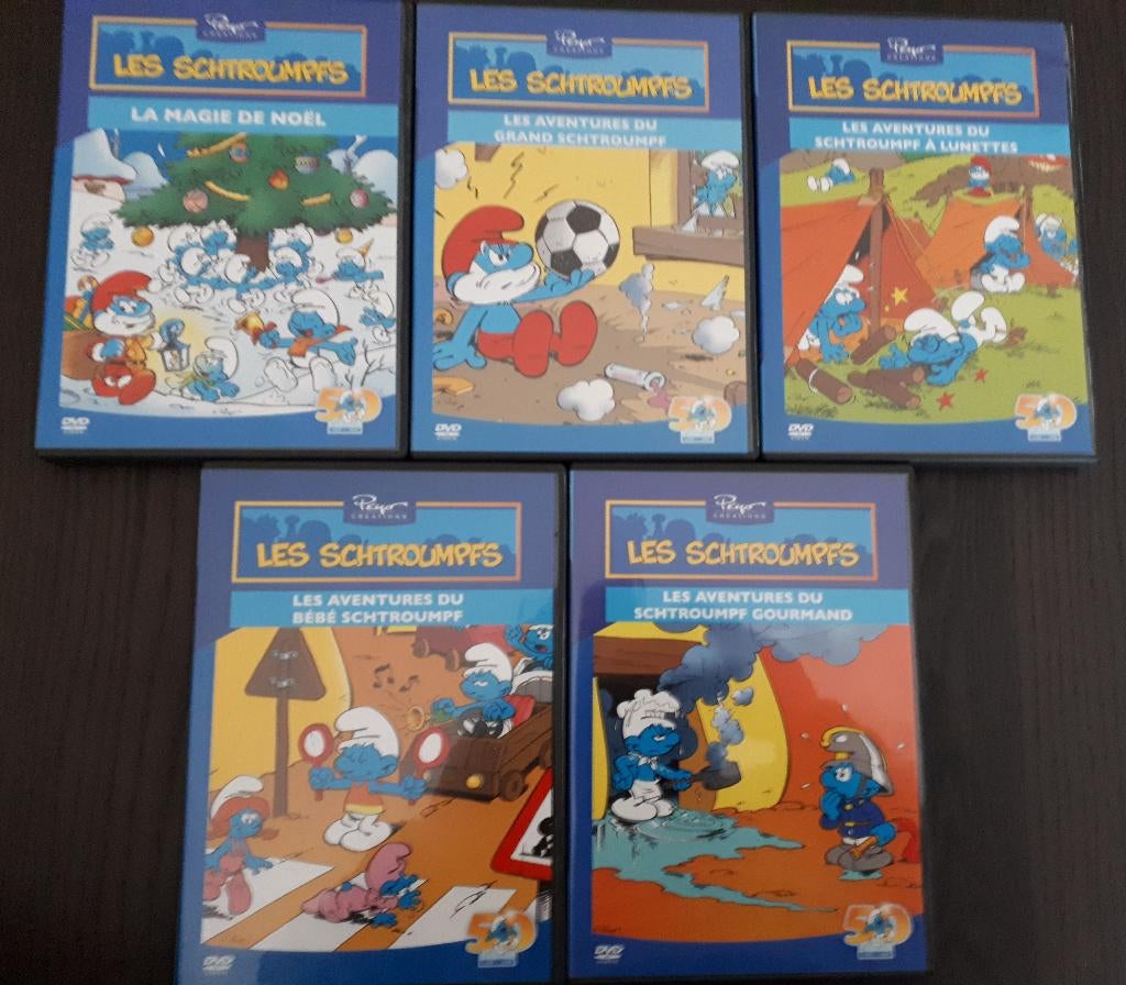 DVD Les schtroumpfs, CD & DVD, Dessin animé, Tous les âges, Comme neuf, Enlèvement