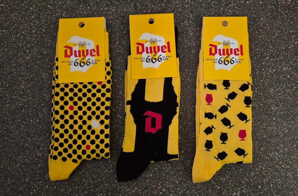 Duvel sokken 666 nieuw 3 paar, Enlèvement ou Envoi, Duvel