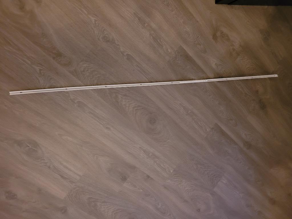 Rail rideau, 150 à 200 cm, Enlèvement, Blanc, Utilisé