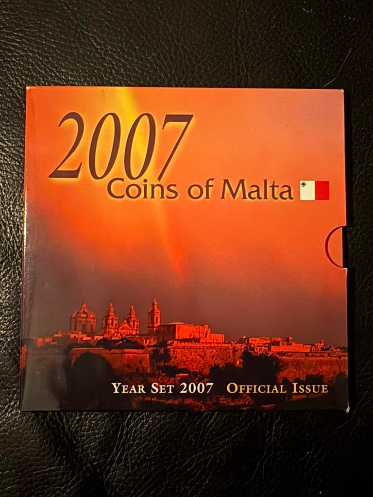 2007 Coins of Malta - Year set 2007 - Official issue, Postzegels en Munten, Munten | Europa | Euromunten, Ophalen of Verzenden