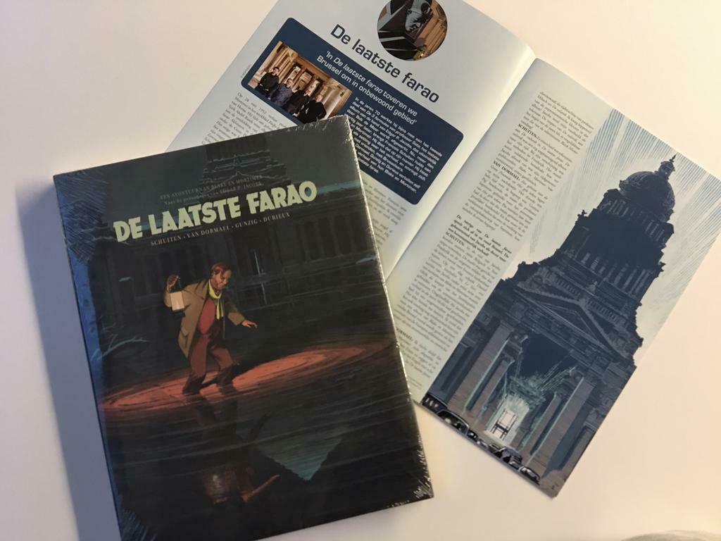 Blake en mortimer De laatste farao op 1600 ex + dossier L414, Neuf, Enlèvement ou Envoi, Une BD, Schuiten