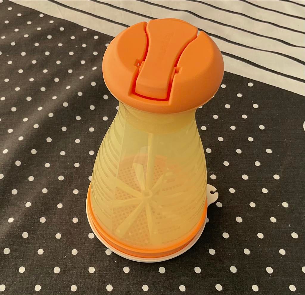 Tupperware poedersuiker strooier, Enlèvement ou Envoi, Neuf, Orange, Autres types