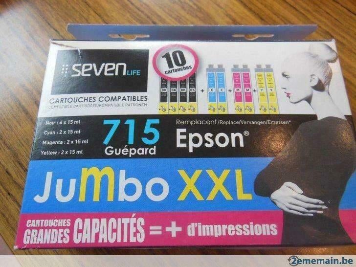 Doos met 10 nieuwe jumbo XXL-cartridges, Ophalen of Verzenden, Nieuw