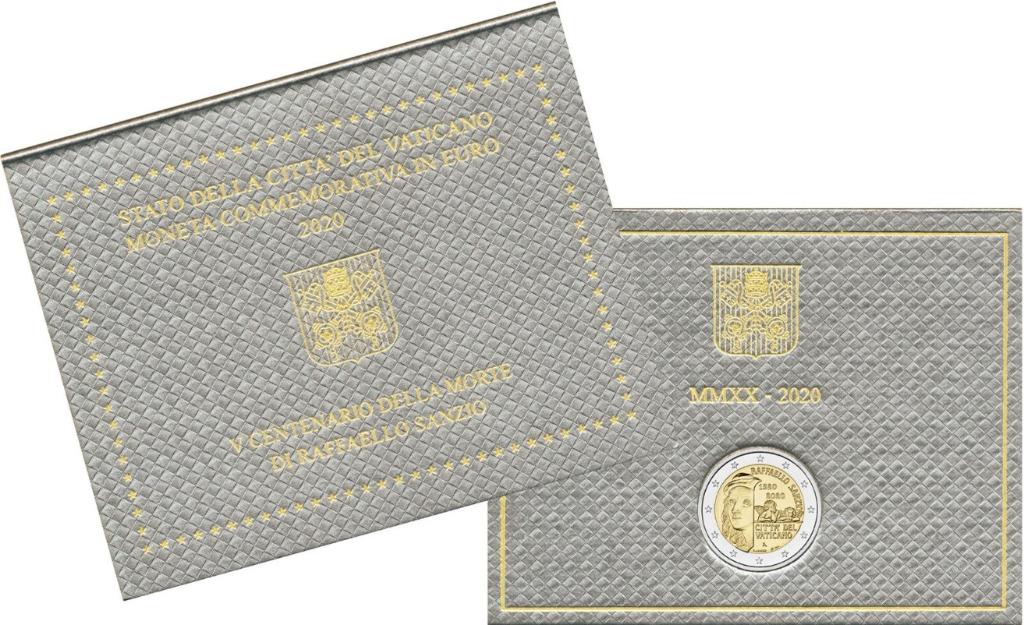 2 euros Cité du Vatican 2020 Raffael Sanzio, Enlèvement ou Envoi, Vatican, 2 euros