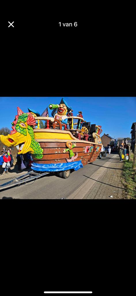 Carnavalswagens te huur, Enlèvement