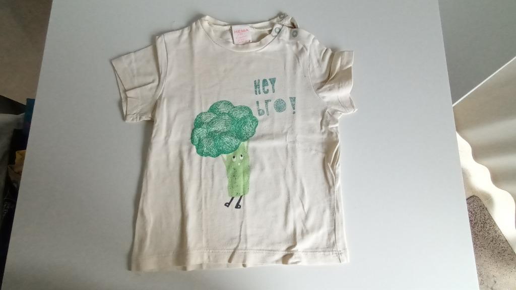 T-shirtje - Maat 86, Kinderen en Baby's, Babykleding | Maat 86, Ophalen, Gebruikt, Jongetje of Meisje, Hema