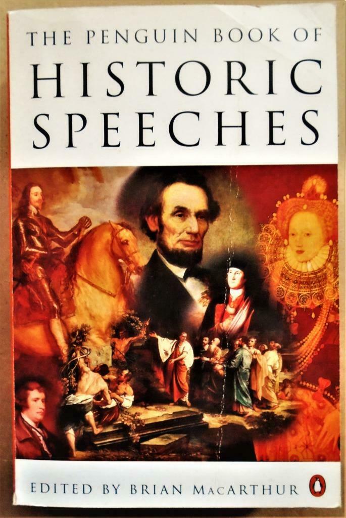 The Penguin Book of Historic Speeches - 1996 - Br. MacArthur, Gelezen, Ophalen of Verzenden, Politiek en Staatkunde, Brian MacArthur