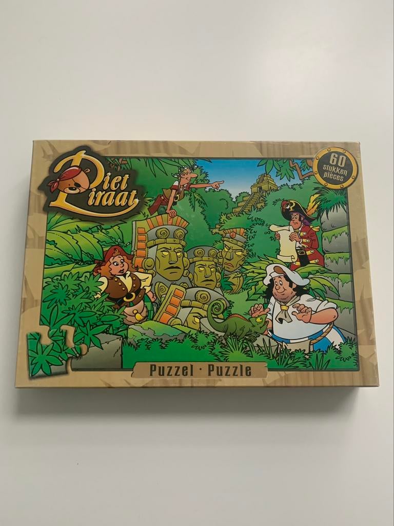 Puzzel Piet Piraat 60 stukken, Enlèvement ou Envoi, Utilisé