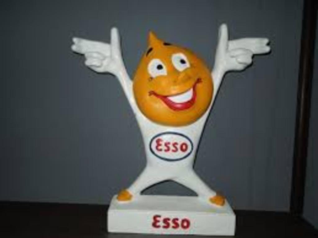 Esso piet max druppel reclame beeld mancave garage decoratie, Enlèvement, Utilisé, Panneau publicitaire
