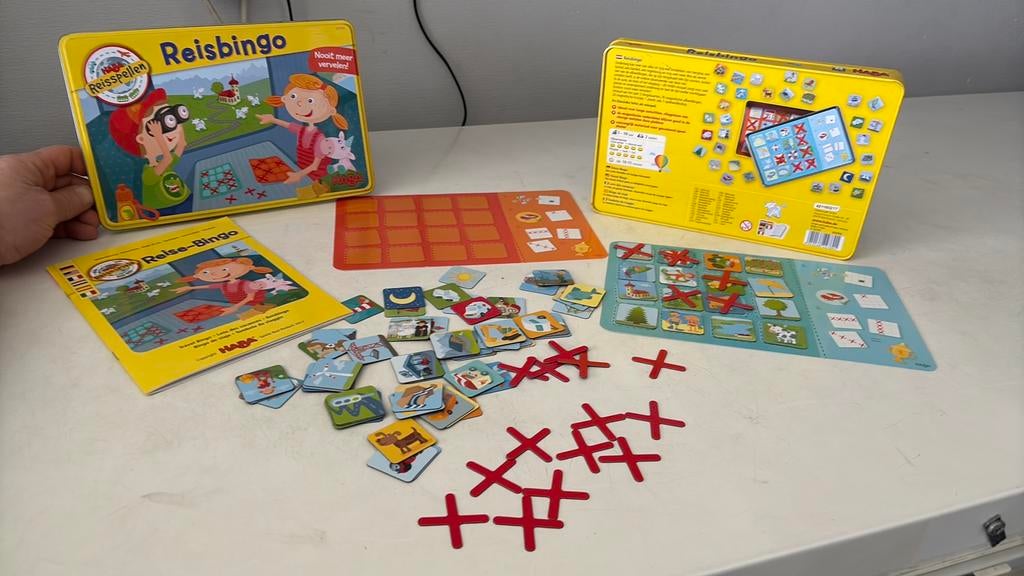 Haba bingo reisspel, Een of twee spelers, Ophalen, Zo goed als nieuw
