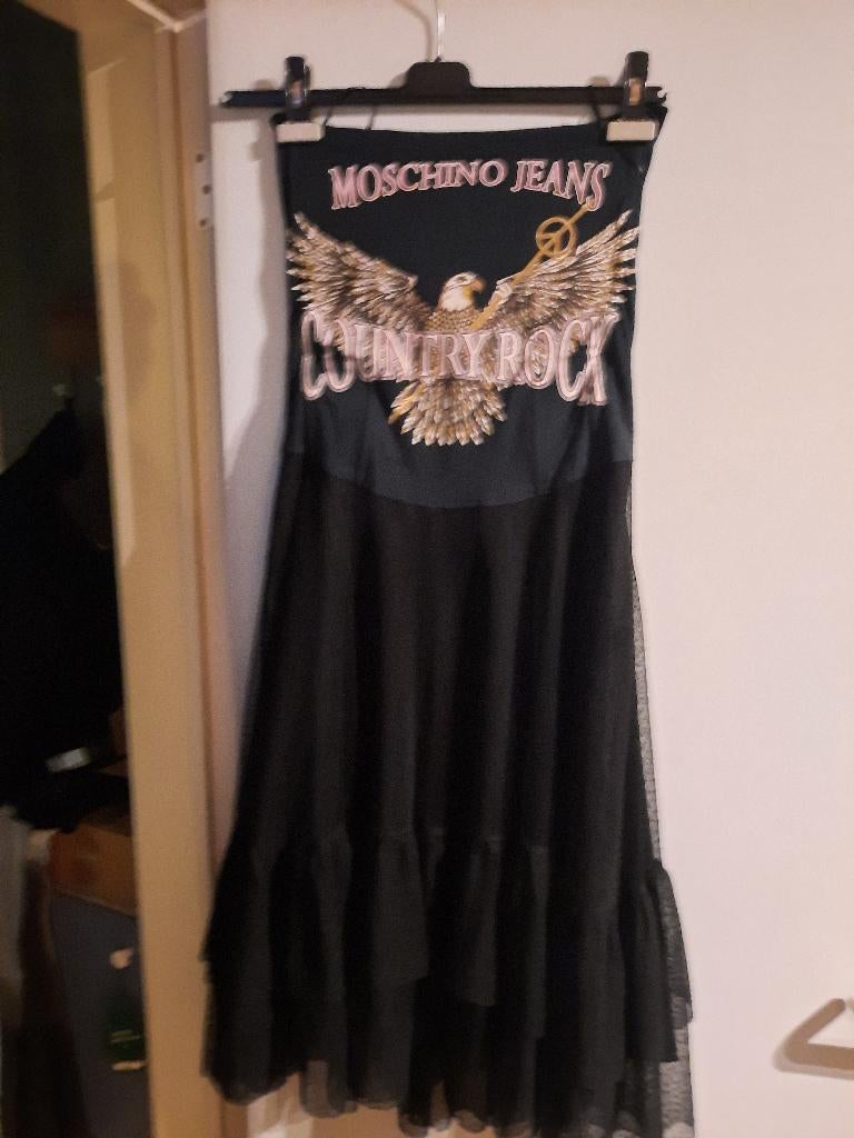 Mochino prachtige jurk, Taille 38/40 (M), Enlèvement ou Envoi, Comme neuf, Mochino