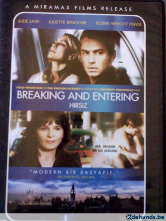 breaking and entering   dvd, CD & DVD, DVD | Drame, À partir de 16 ans, Enlèvement ou Envoi