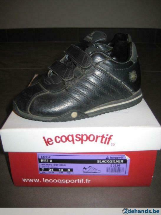 LeCoqSportif jongenssportschoen maat 24 zwart, Garçon, Enlèvement ou Envoi, Utilisé, Chaussures de sport