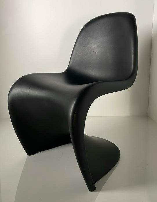 Vitra Panton Chair Junior ZWART, Ophalen, Kunststof, Zwart, Design