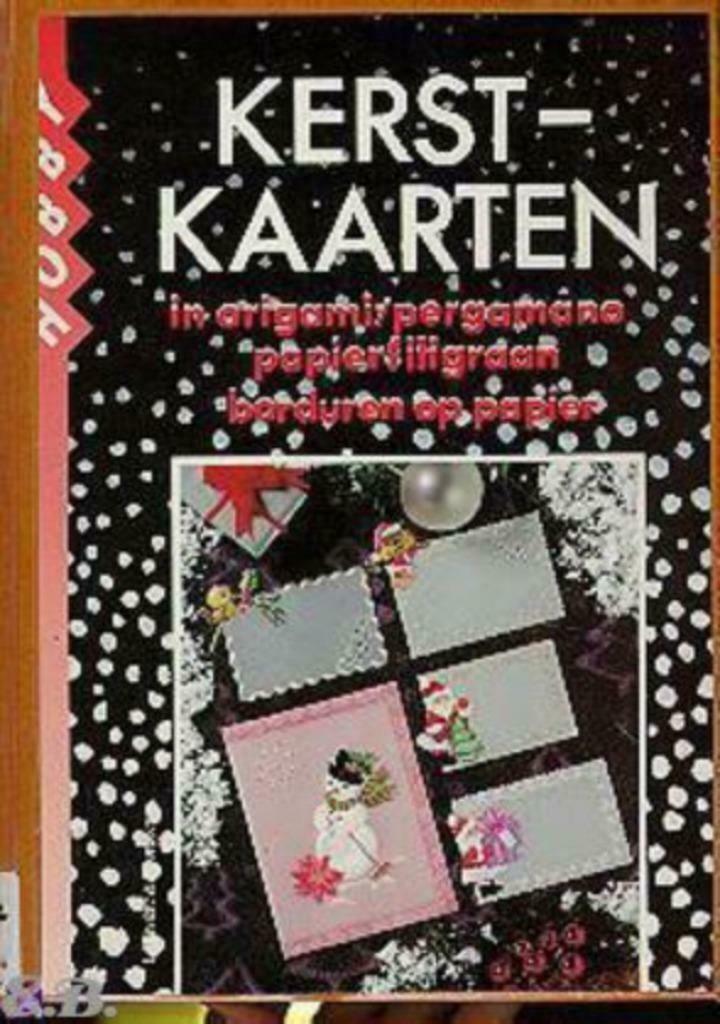KERSTKAARTEN-Origami, Pergamano, Papierfiligraan, Borduren, Ophalen of Verzenden, Zo goed als nieuw, Handborduren
