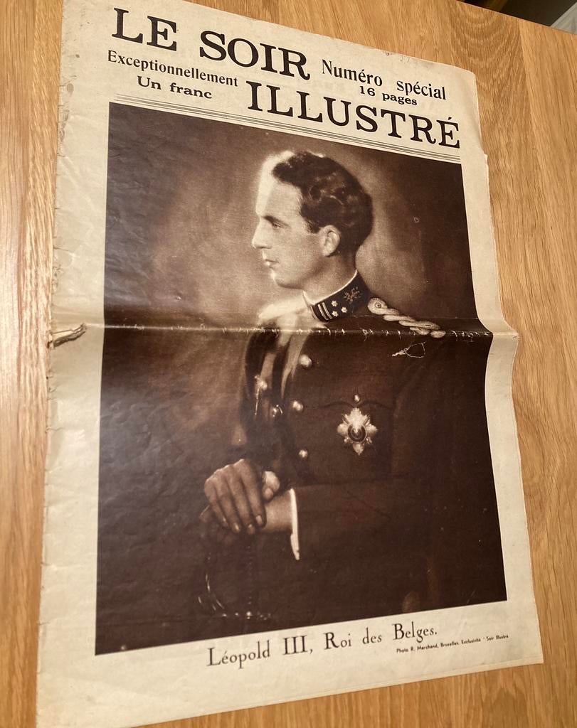 Le soir illustre Leopold 3 et Astrid, Enlèvement