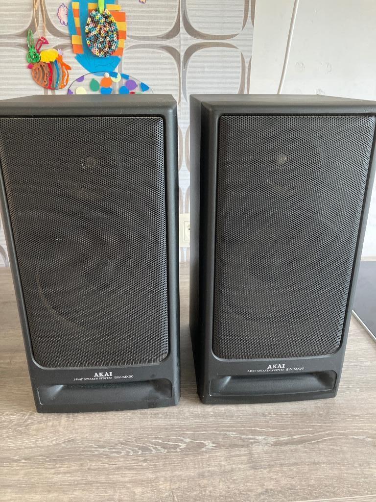 2 luidsprekers Akai, TV, Hi-fi & Vidéo, Enceintes, Enlèvement