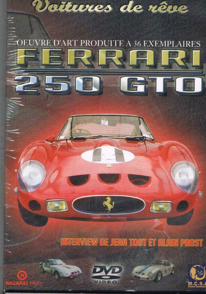 DVD Ferrari 250 GTO, Tous les âges, Enlèvement ou Envoi, Autres genres