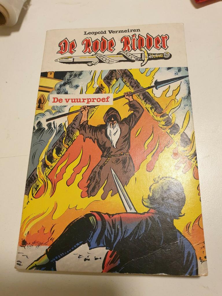De Rode Ridder 55  DE VUURPROEF 1985 Karel Biddeloo cover, Boeken, Ophalen of Verzenden