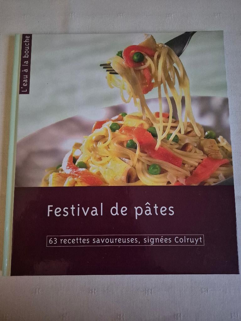 Livre de recettes festival de pâtes, Ophalen