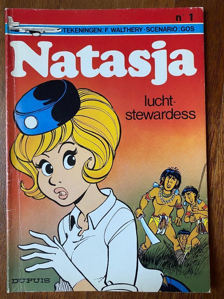 NATASJA -  Natasja luchtstewardess, Boeken, Stripverhalen, Eén stripboek, Ophalen of Verzenden, Gelezen, François Walthery