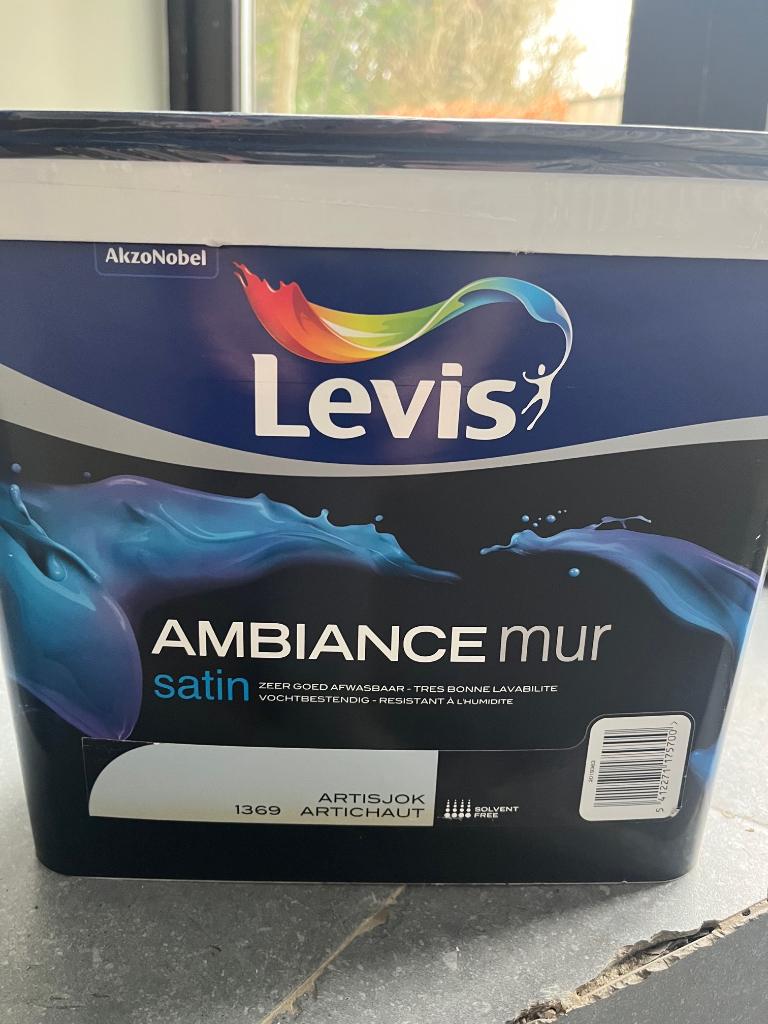 LEVIS Ambiance wall 5l Artichaut, Bricolage & Construction, Neuf, Autres couleurs, Enlèvement, Peinture