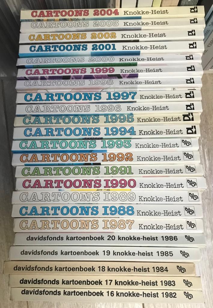 Cartoons davidsfonds 23delen, Ophalen, Gelezen, Cartoons