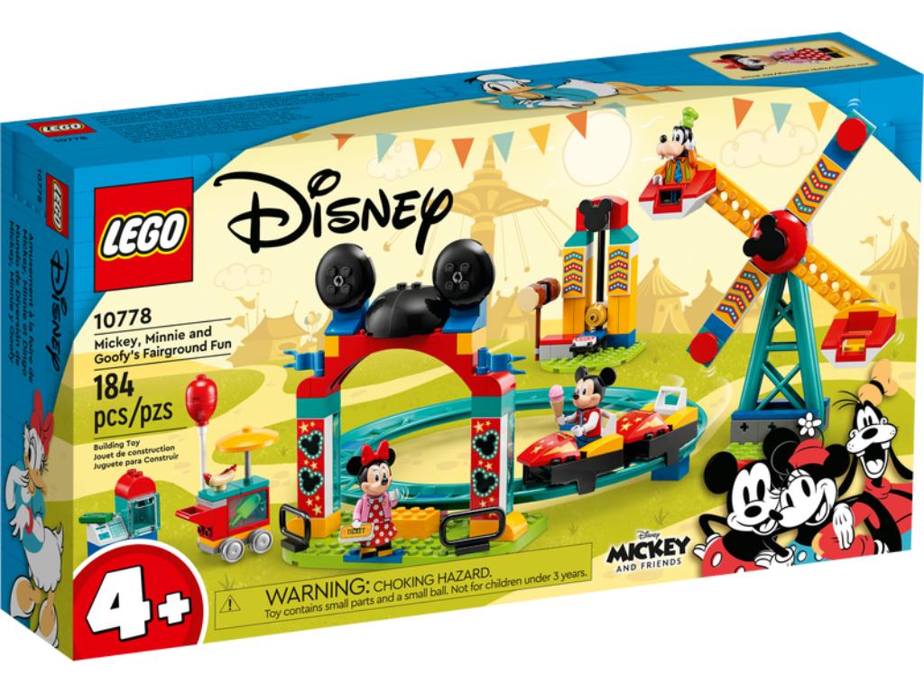 10778 LEGO Mickey, Minnie en Goofy Kermisplezier, Ophalen of Verzenden, Nieuw, Complete set, Lego