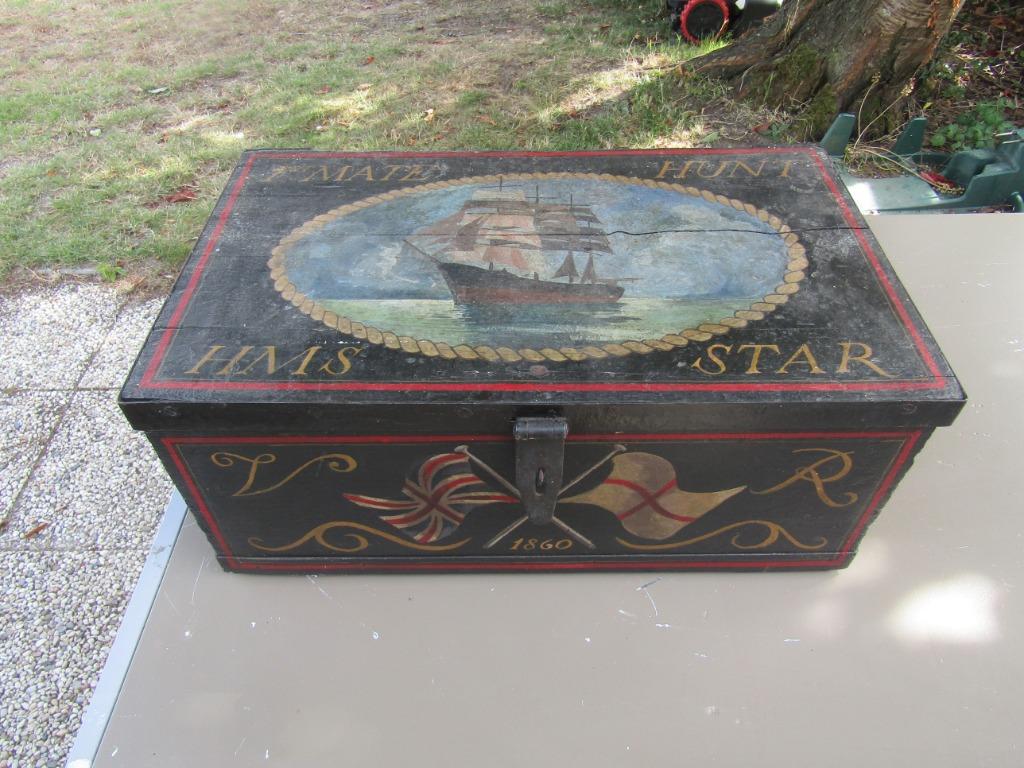 Scheepskoffer HMS Star 1860, Ophalen, Gebruikt, Motorboot, Gebruiksvoorwerp