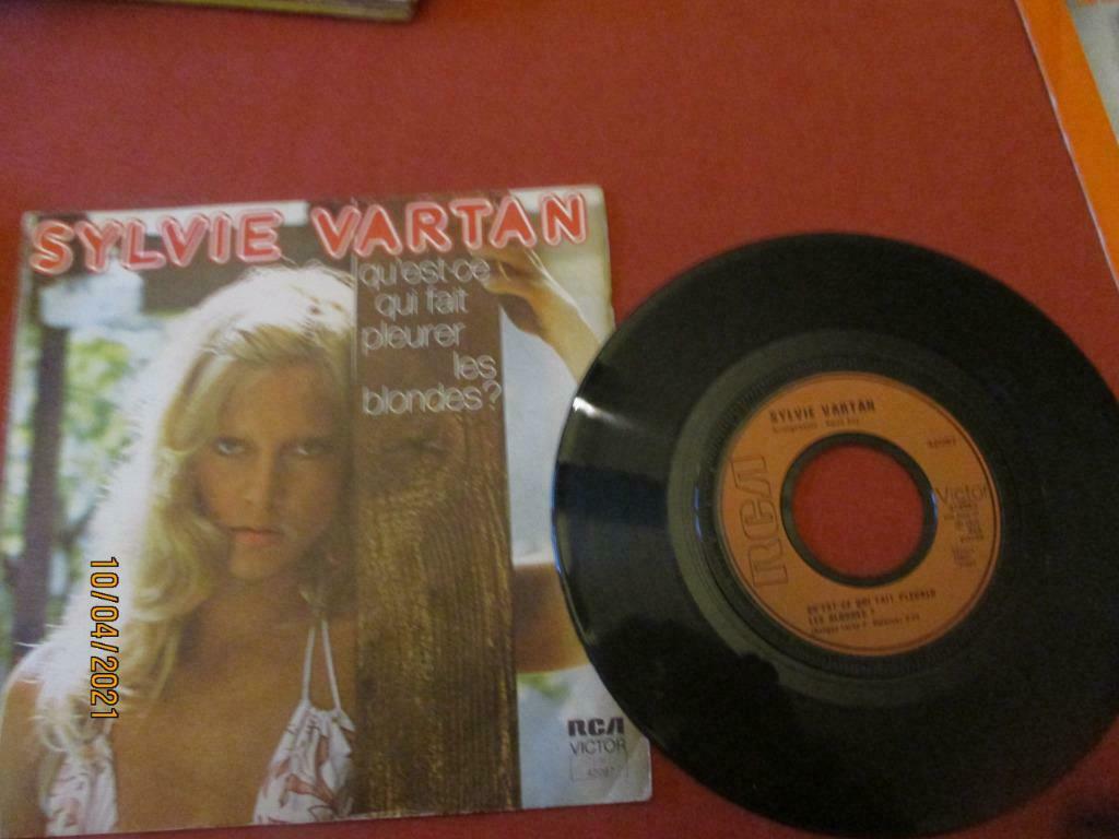 45 T. SYLVIE VARTAN. ""QU'EST-CE QUI FAIT PLEURER LES BLONDE, Enlèvement ou Envoi