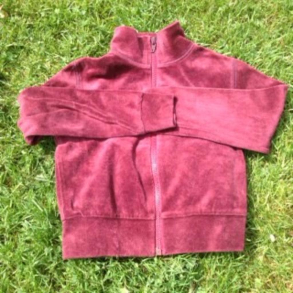 Vintage kort wijnrood bombervestje maat 122, Ophalen of Verzenden, Zo goed als nieuw, Meisje, Trui of Vest